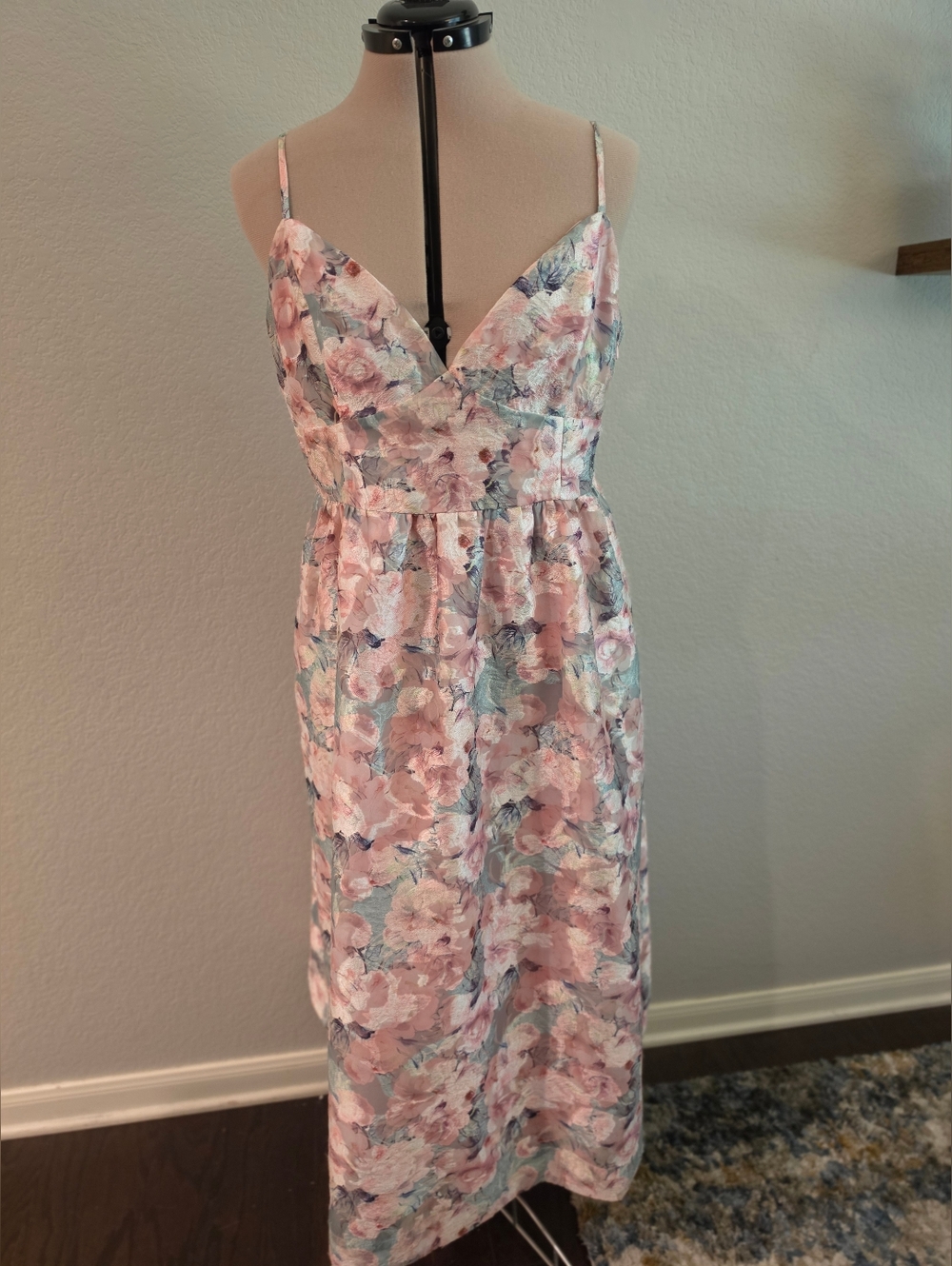 Lulus 'Alice Bow Back Sleeveless Midi Dress